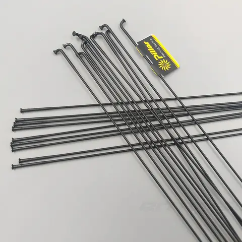 Light Pillar TB2015 Bike Spokes Black 14Gauge PSR Triple Butted 2015 Stainless J-bend Straight Pull Racing Spokes 2.0-1.5 Rays