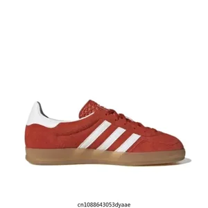 Adidas gazelle-retro skate sapats for men and women, interior walking, orange, red, clsic, couple 12 Main Sales Shoes Adidas Children - №12