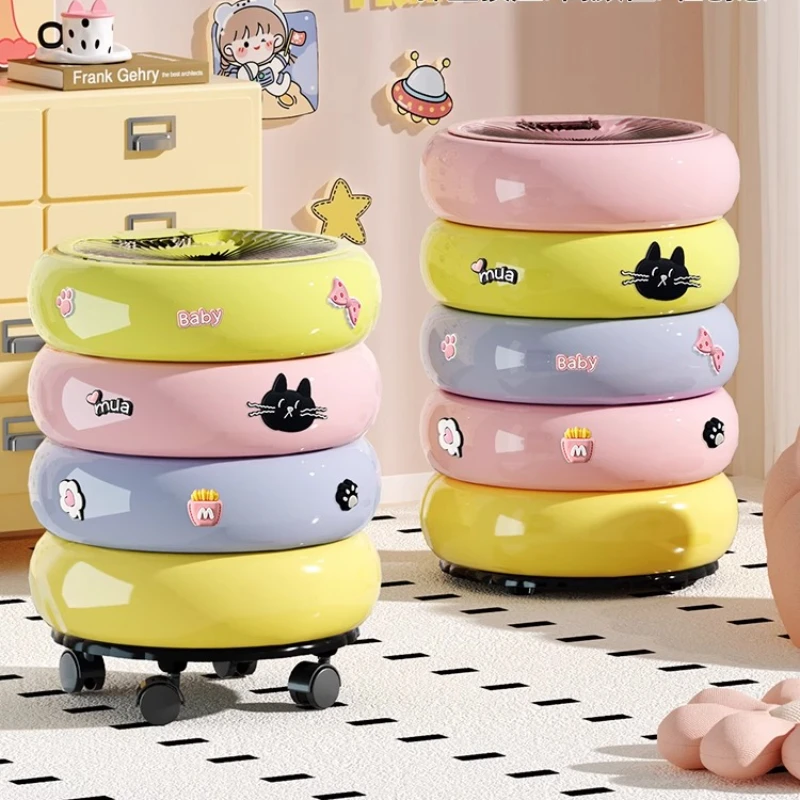 

Trash Can Household 2025 New Living Room Dopamine High Value Bedroom Bathroom Large Removable Paper Basket