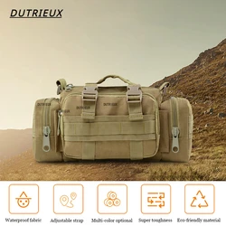 DUTRIEUX 3P Military Tactical Waist Pack Molle Outdoor Sports Chest Bag Camouflage Crossbody Backpack Multifunctional Handbag