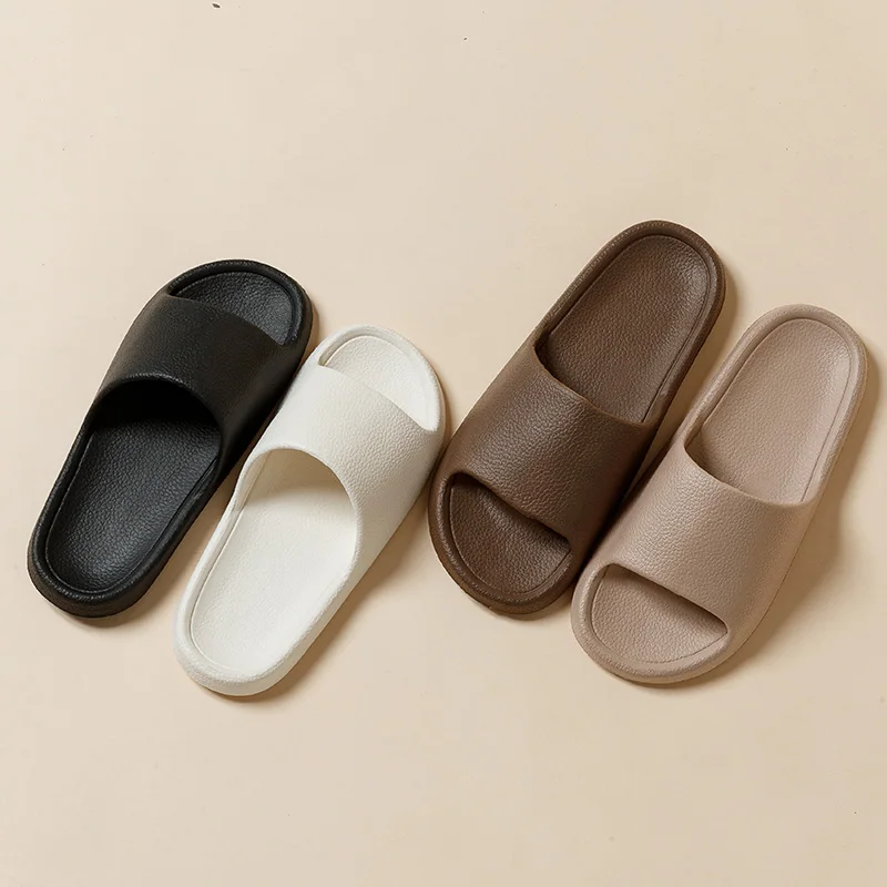 Dikke Plateau Badkamer Home Slippers Vrouwen Mode Zachte Zool Eva Indoor Glijbanen Mannen Sandalen 2023 Zomer Antislip Slippers