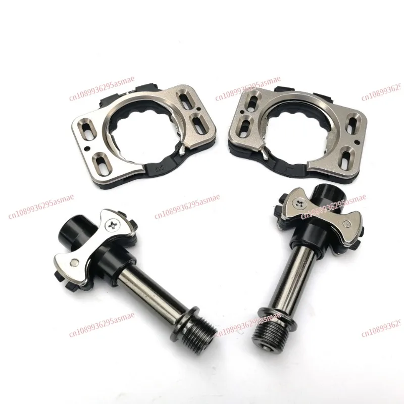 Ultralight Road Bike Clipless Pedals, 3 Bearings Bicycle Lock Pedals with Cleats Professional Cycling Lock Shoes Pedal Set
