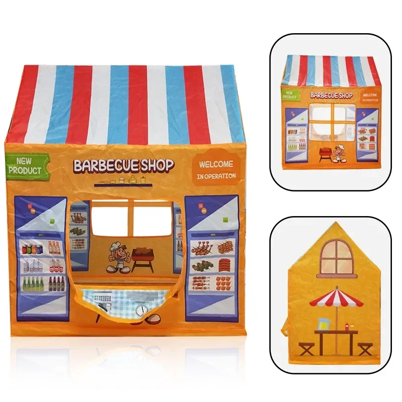 New Children's Tent Indoor Outdoor Games Garden Tipi Princess Castle Folding Cubby Toys Tents Enfant Room House Teepee Playhouse