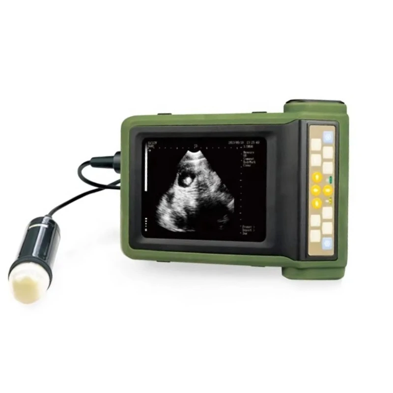 Veterinary Full Digital Handheld Ultrasound Scanner Rectal Probe Animal Pet Dog Cow Pregnancy Portable Vet Ultrasound Machine