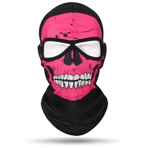 2 Holes Skull Balaclava Outdoor Motorcycle Riding Face Mask Windproof Caps Rider Head Cover Ski Masks MTB Bicycle Headgear - Image 24