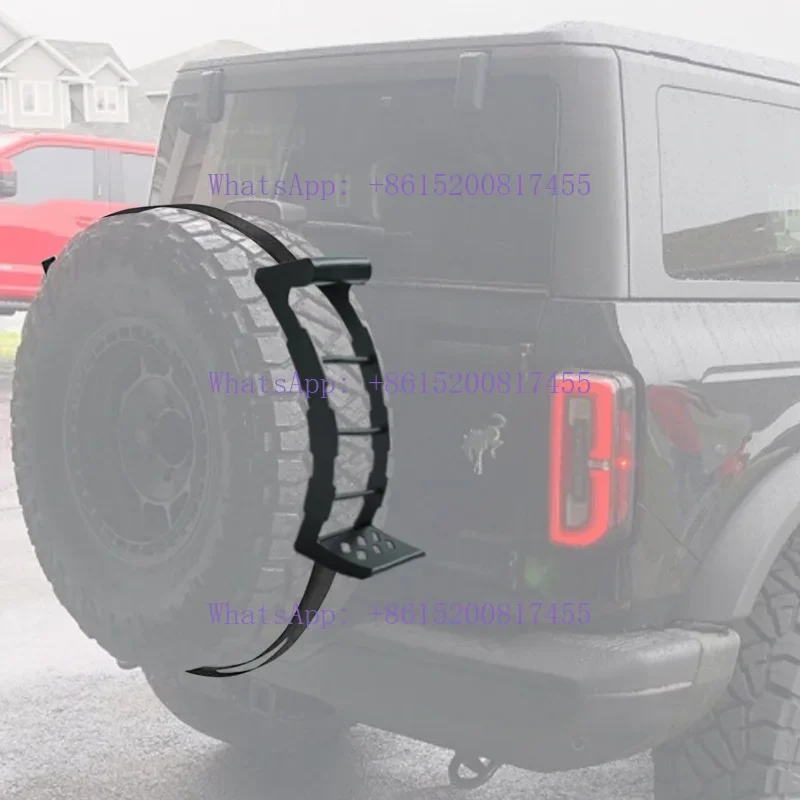 Car spare tire step tire pedal climbing ladder step off-road vehicle equipment modification ladder