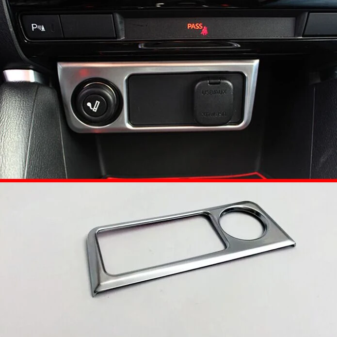 لمازدا CX-5 CX5 2015 2016 ABS لؤلؤة كروم الداخلية واجهة USB غطاء الكسوة اكسسوارات السيارات ملصقات W4