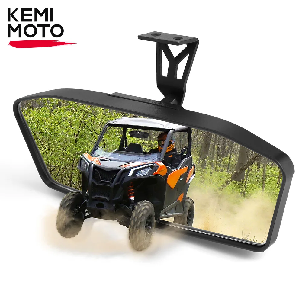 

KEMIMOTO UTV Sport Panoramic Center Mirror 715004924 for Can-am Maverick Trail, Sport, Sport MAX Commander MAX 2018-2023