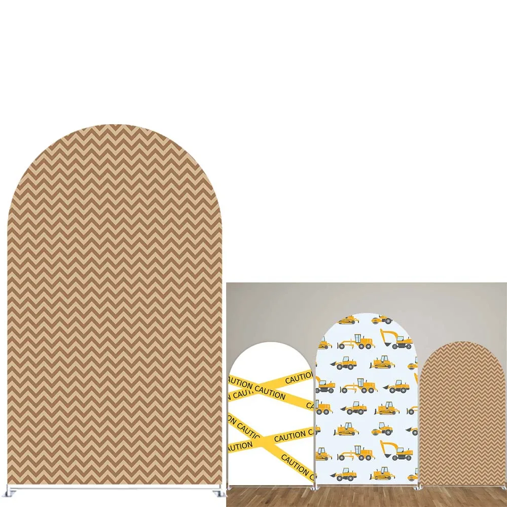 Capa para Festas de Aniversário, Cartoon Engenharia Veículo Imprimir Arco, Fotografia Decoração Props, Menino Recém-nascido