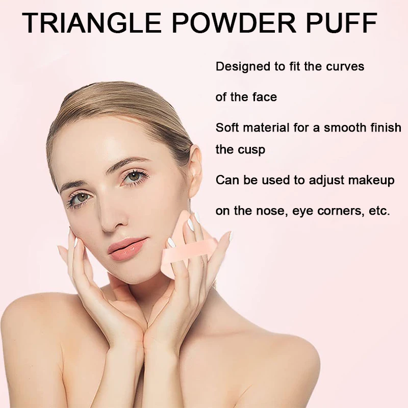 10/30Pcs Dreieck Samt Puderquaste Nass Trocken Verwenden Make-Up Schwamm Kosmetik Mixer Make-Up Foundation Schönheit Werkzeug Zubehör