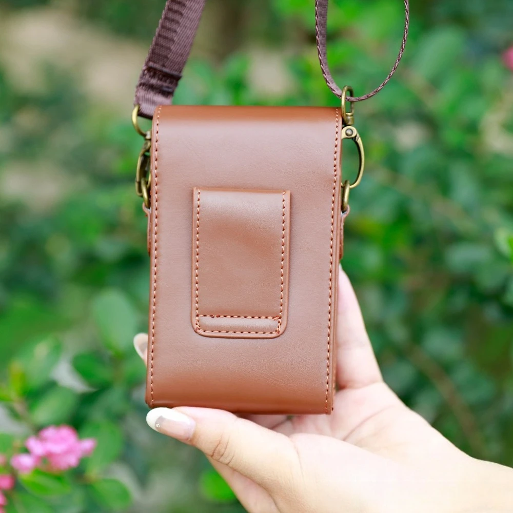 PU Leather Camera Case Bag  Camera Storage Bag Shoulder Strap Case For Ricoh GR GR2 GR3 GRIII GR II Generation Camera Case