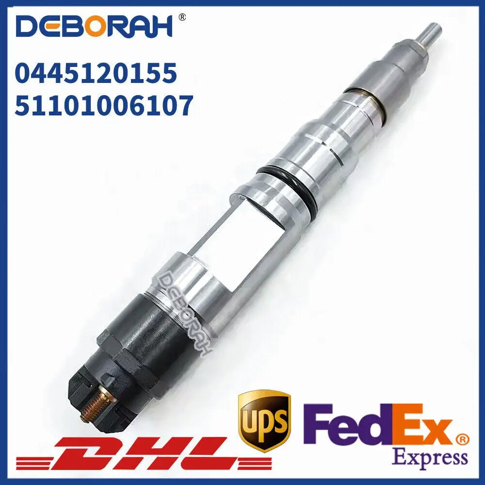 

0445120155 Diesel Fuel Injector 51101006107 0 445 120 155 Fuel Injector Assembly for MAN engines