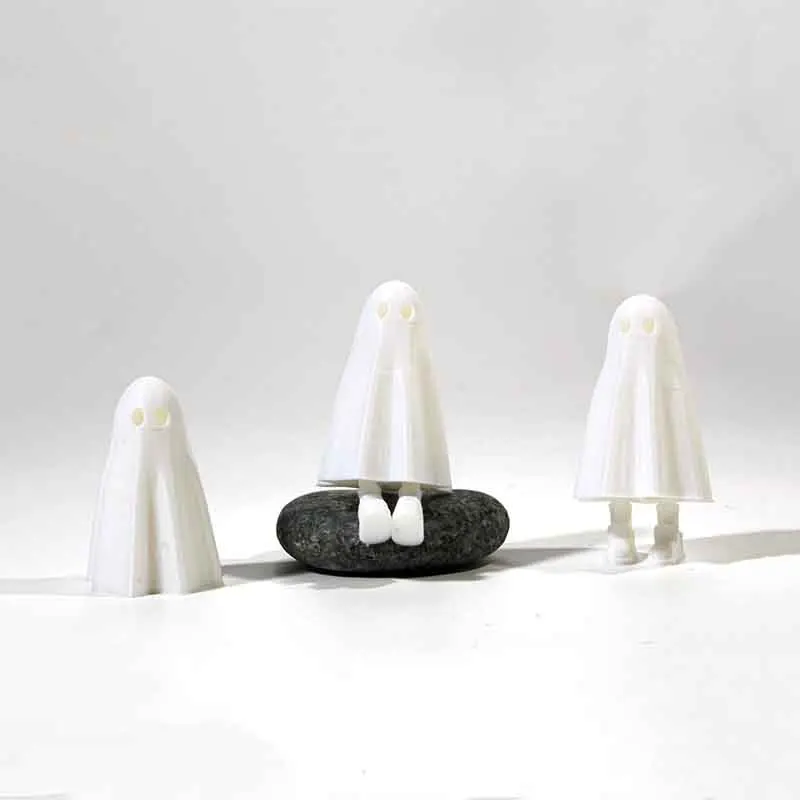 New 3D Printing Ghost Villain Toy Model Desktop Small Ornaments Movable Joints Halloween Decompression Cute Small Gifts