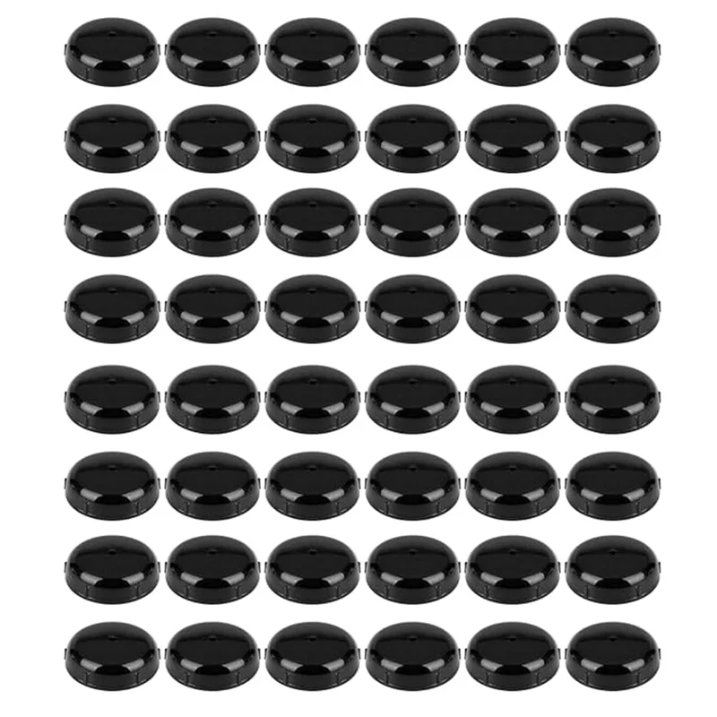 B23B أقدام أثاث الفناء قبعات 1-1/2 بوصة مستديرة كرسي خارجي الساق قبعات ، فناء كرسي الساق قبعات لأثاث الفناء 48 قطعة