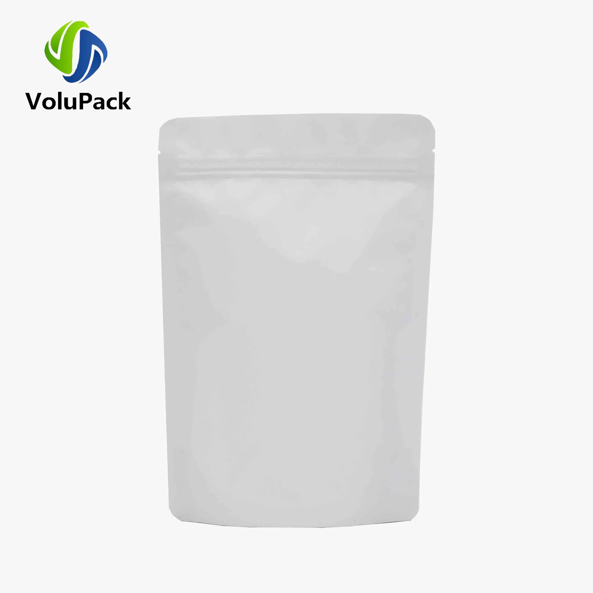 

Matte White Aluminum Foil Stand Up Mylar Bags, Reusable Doypack, Food Snack Pouches, Vacuum Smell Proof,Heat Preservation,100Pcs