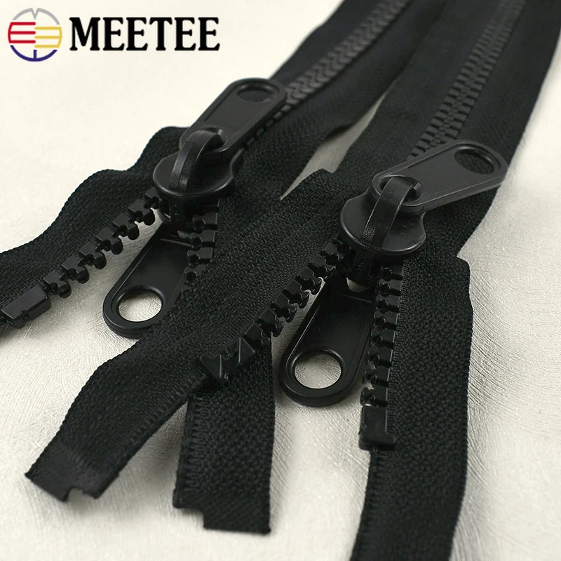 

1Pc 5#8#10# Resin Zippers 60-300cm Open-End Double-Sides Zipper Tent Sleeping Bag Replace Zips Repair Kits Sewing Accessories