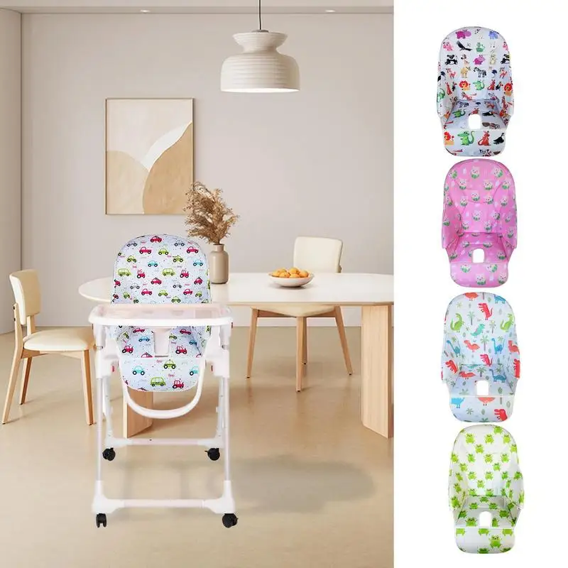 Oxford Cloth High Chair Cushion with Soft Padding High Chair Covers Replacement Protection Pad For Siesta Zero3 For Baoneo Etc.