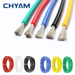 Câblage de câble résistant à la chaleur, fil en silicone souple, connecteur, 12AWG, 14AWG, 16AWG, 18AWG, 20AWG, 22AWG, 24AWG, 26AWG, 28AWG, 30AWG