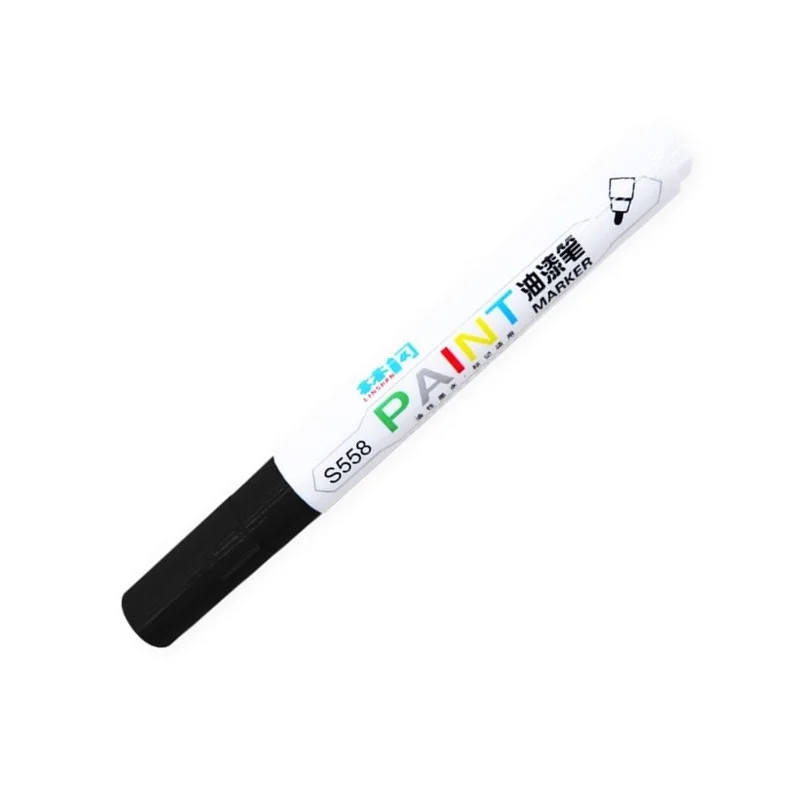 12 Color Paint Marker Pen School Office Supply Artist Car Tire Drawing Metal CD Glass Surface Write Tool Student Stationery Gift