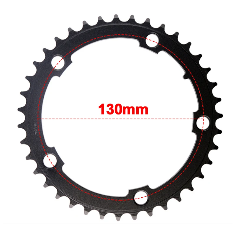 Prowheel Road Bike Chainring 130BCD Chainring Ultralight 10/11 Speed Road Bicycle Chainwheel Double Speed 130 BCD Crown