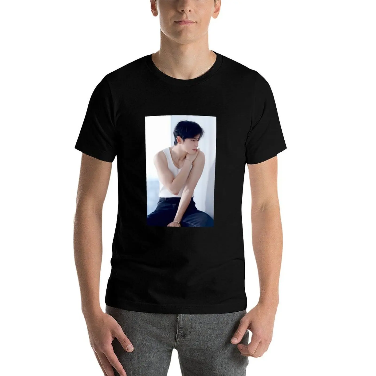

Cha Eun Woo T-Shirt funny t shirts dark humor anime t shirts for man T-Shirt