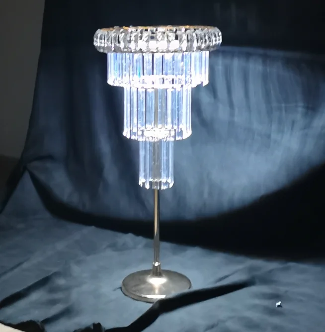 

15pcs/5pcs)85-110cm) New Trend acrylic no or with LED light Table Candlestick Wedding Centerpiece Crystal acrylic Tube Candelab