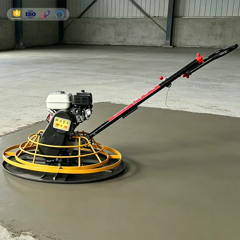 Handheld Battery Powered Concrete Power Trowel Machine for Wall Putty Sander Floor Stiffener Plaster Finishing
