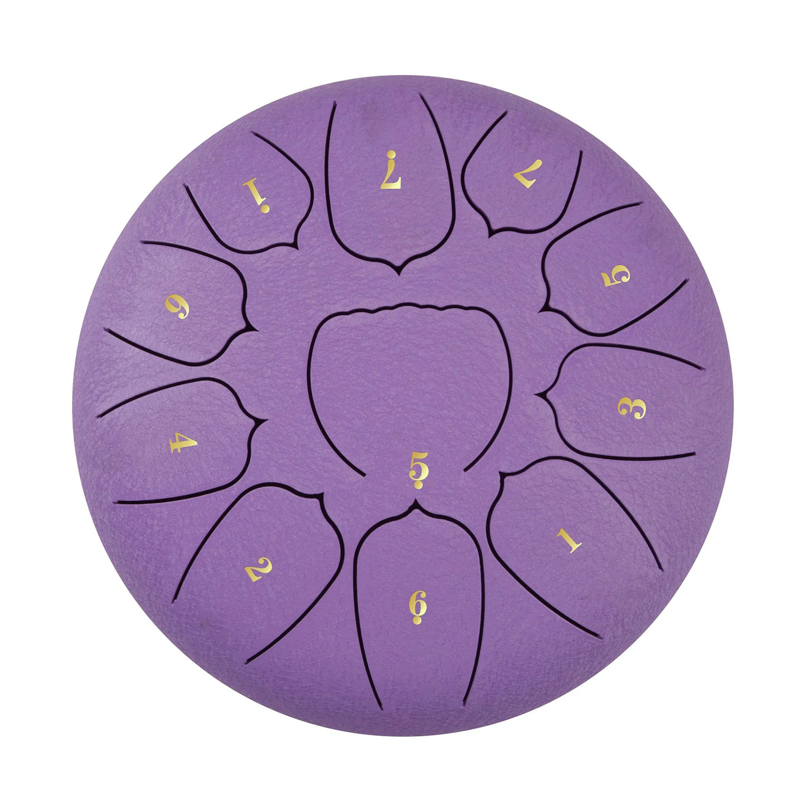 6 Inch Steel Tongue Drum 11 Notes Handpan Drum with Drum Mallet Finger Picks Percussion for Meditation Yoga