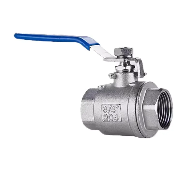 Stainless Steel 304 316 Manual Water Female Male Threaded 2 Piece Ball Valve