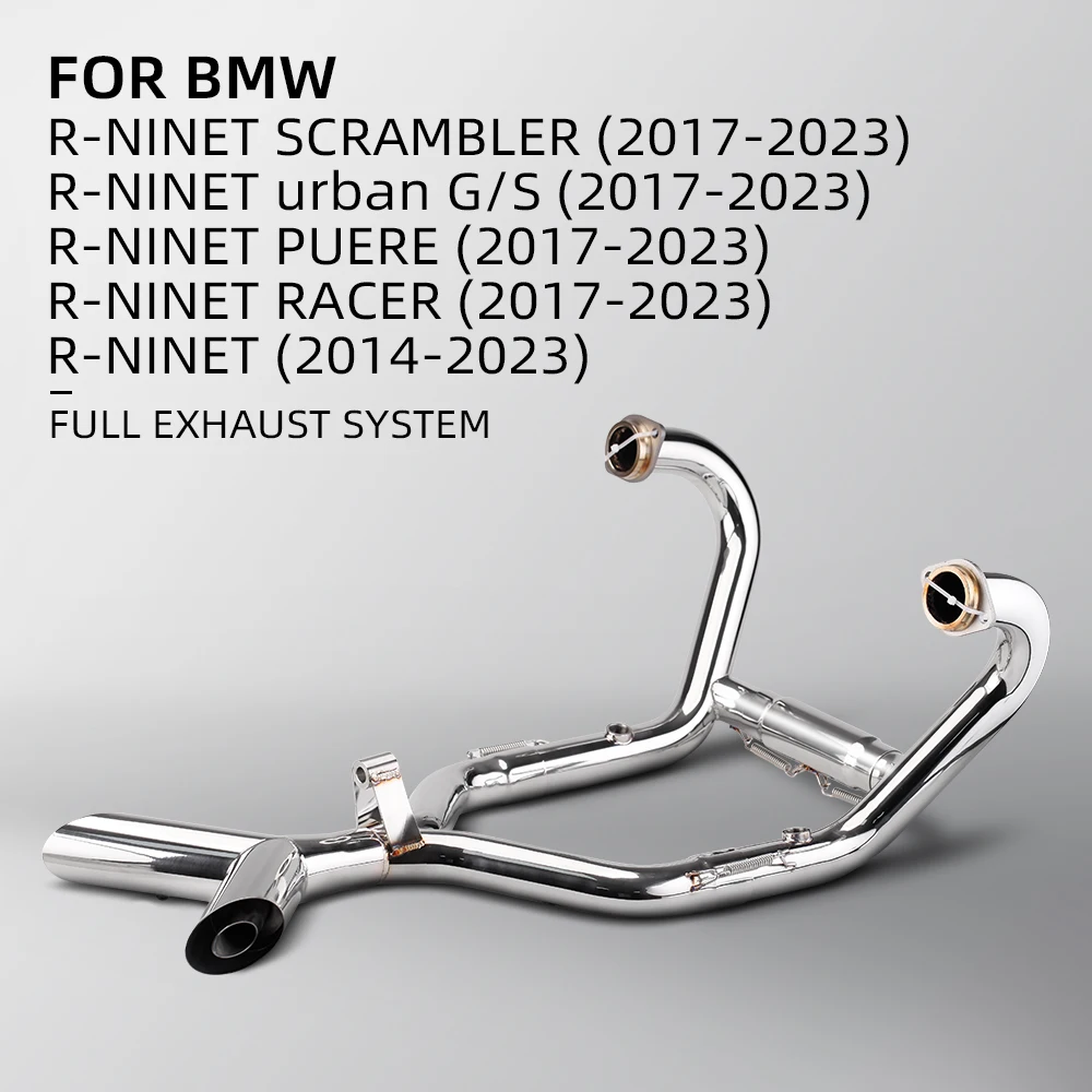 

For Motorcycle Complete System Stainless Steel For R nineT Complete Motorcycle Exhaust Muffler Suitable Exhaust Pipe