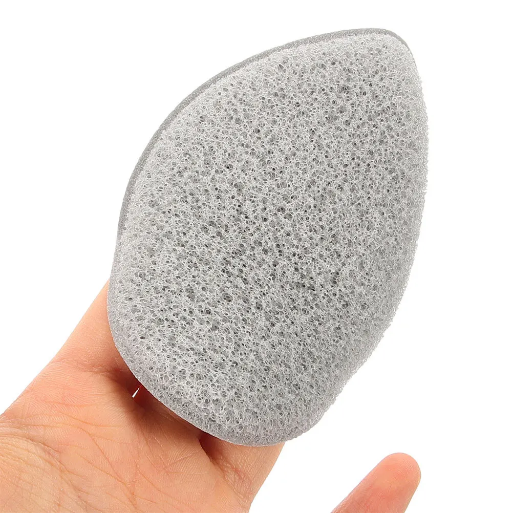 4pcs Facial Soft Pu Reusable Exfoliating Face Scrubber Gentle Sensitive Skin Deep Cleansing Makeup Remover Sponge