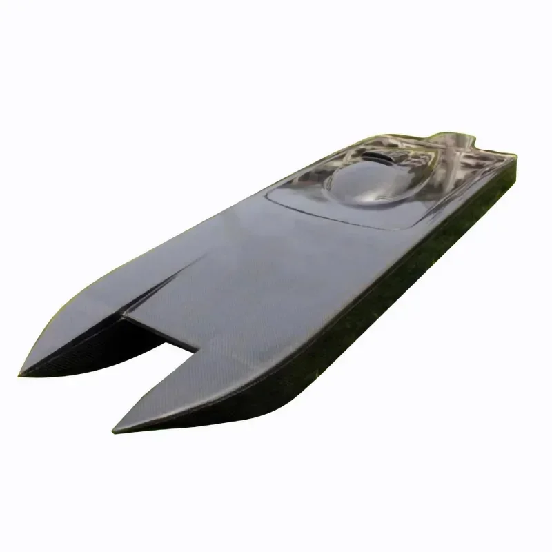 L980-W300mm Carbon Fiber Catamaran Hull, CAT Boat/Brushless Electric Boat/Extract Vacuum RC Speedboat/warrior