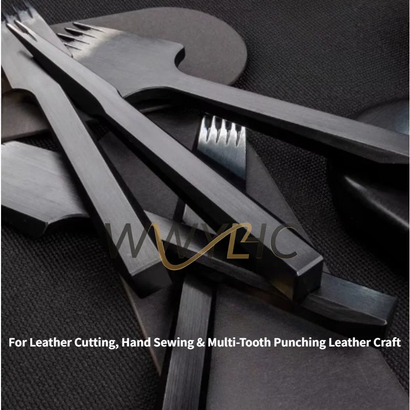 

Инструменты для работы с кожей: для резки, ручного шитья и пробивания многозубчатых отверстий