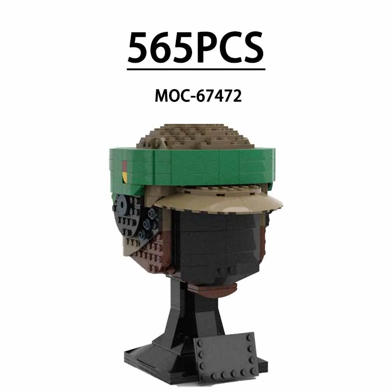 

MOC-67472 Модель серии шлемов, скаутский шлем, строительные блоки, игрушка, 5665 деталей, детский подарок на день рождения, рождественский подарок для мальчиков