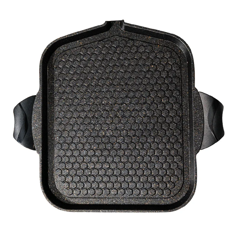 

Maifanshi barbecue plate, less smoke barbecue grill, household rectangle