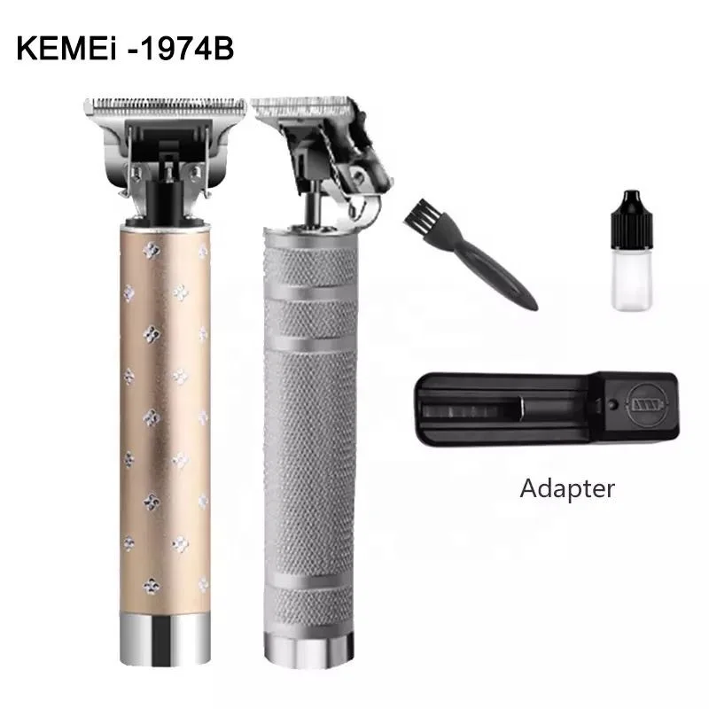 Best T9 Kemei Rechargeable Electric Hair Clipper KM-1974B Professional Cordless Trimmer Household Trimmer