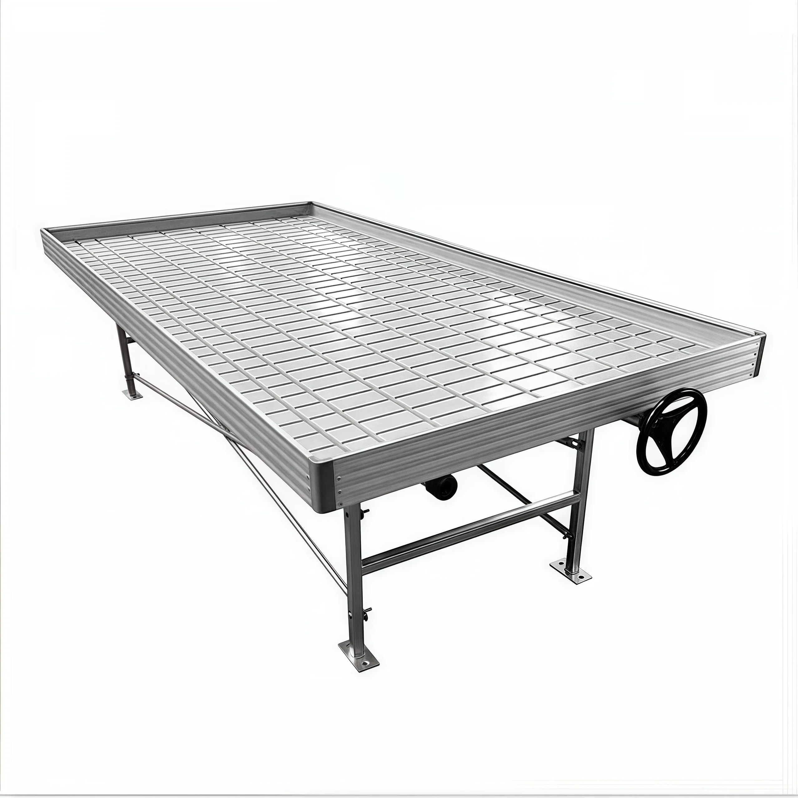 

2025 Hot-dip galvanized ABS board customized agricultural vegetable and flower seedling hydroponic bed