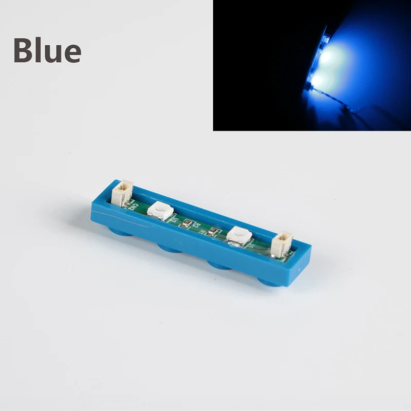 1PC 0.8mm pin DIY 1x4 Building Block Lamp Street Light Electric Decorate 1X1 LED Brick USB City Lighting