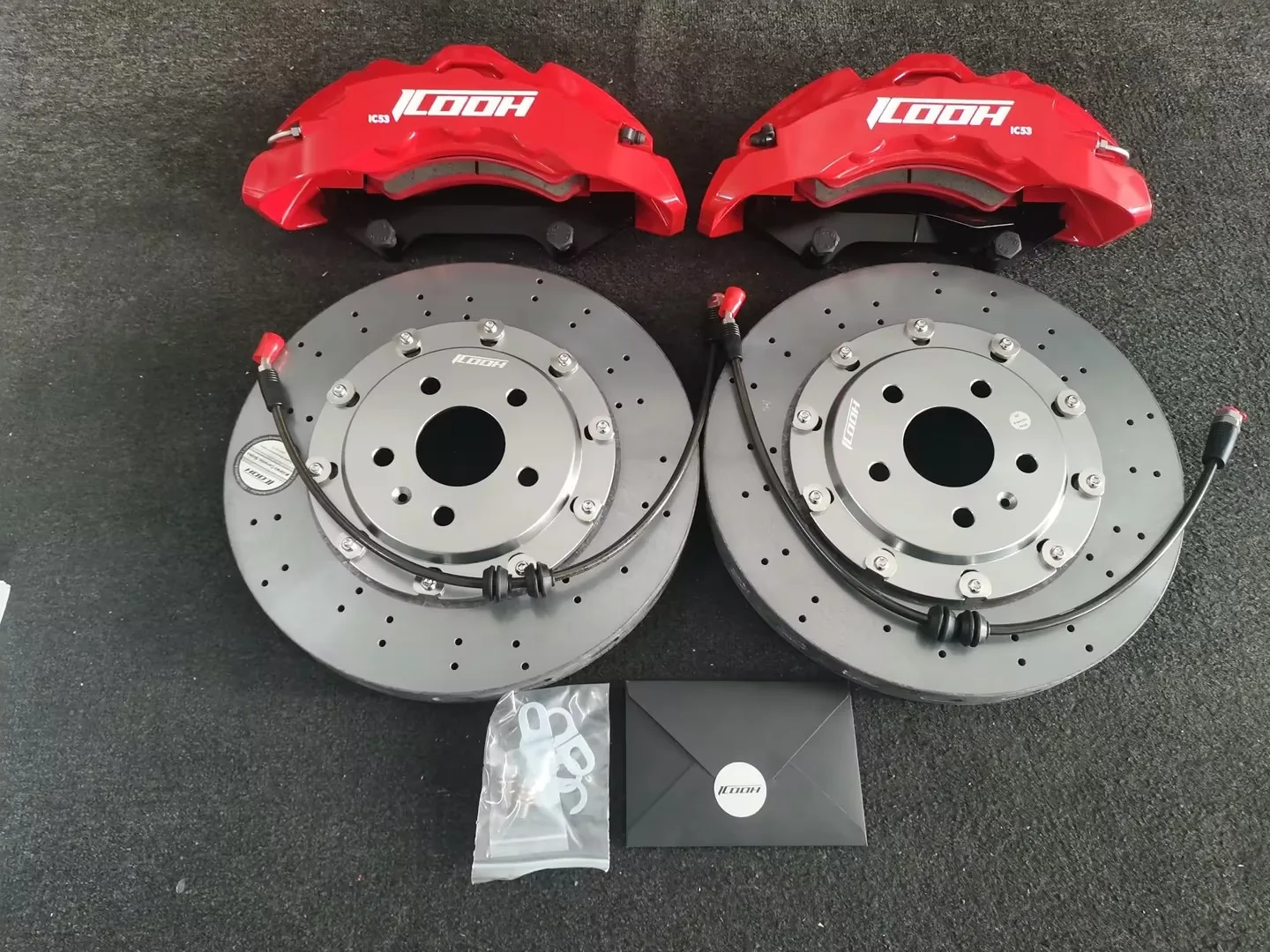 

High Quality IC5 Steel Disc Front 355X36 6-piston brake caliper kit fits for BMW 5 Series (G30) 2016-2024