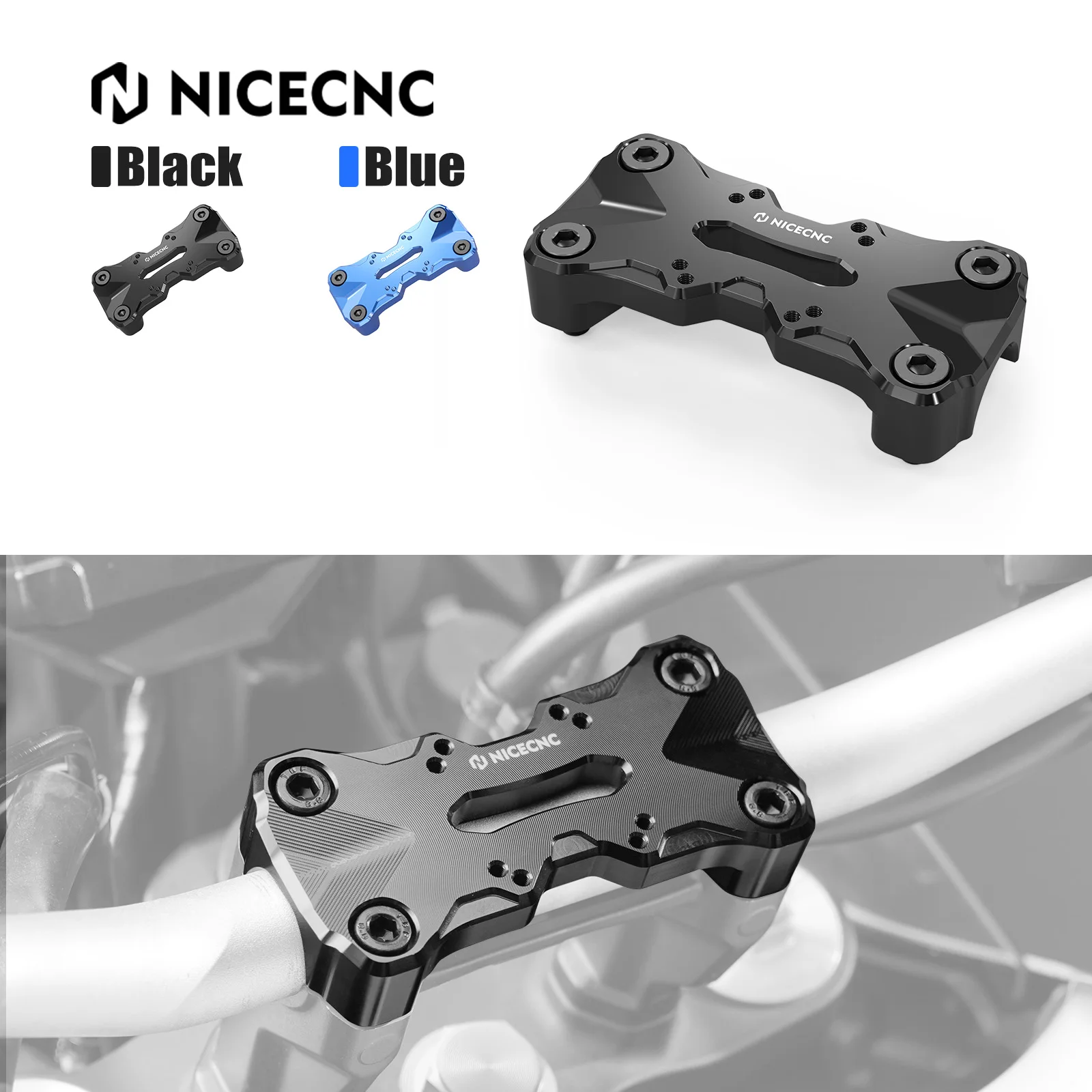 

Handlebar Top Clamp AMPS Pattern For Yamaha Tenere 700 /XTZ700 2019-2024 2023 22 Tenere 700 World Raid Tenere 700 Rally Edition