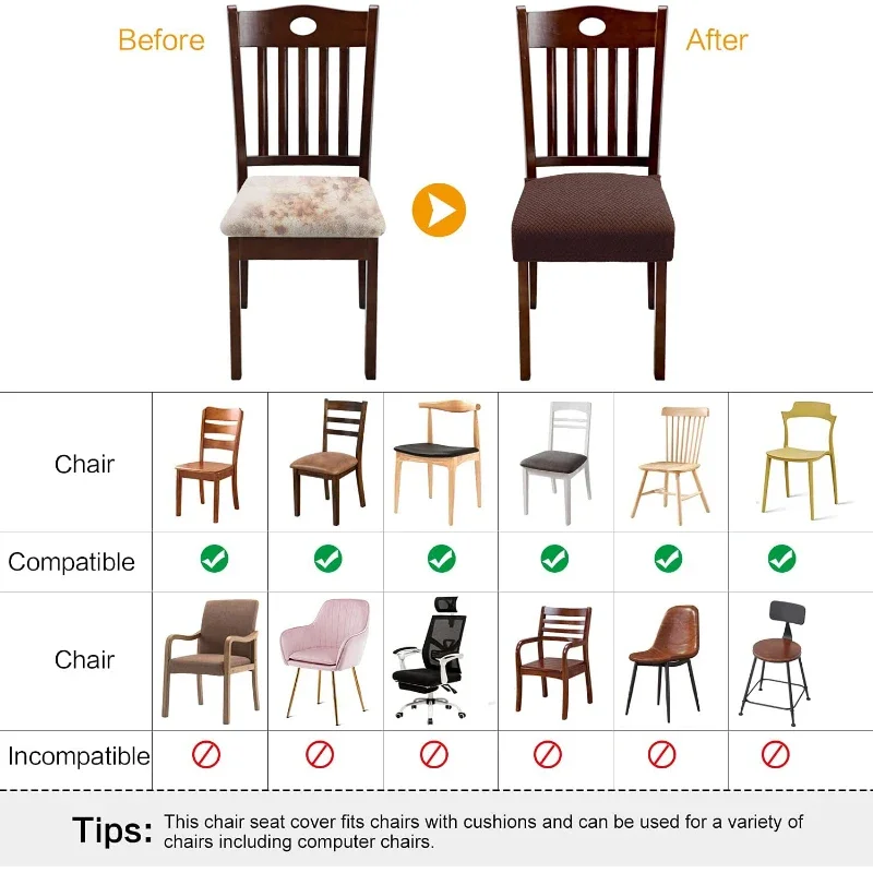 Thumbnail 3 - #58 Dining Chair Seat Covers Deals & Discounts