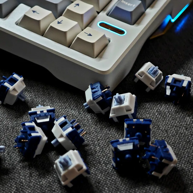 Ice Lotus Switch Hot Swappable Customized 36g 45g Trigger Paragraph Switches Gaming Mechanical Keyboard Accessories DIY Gift