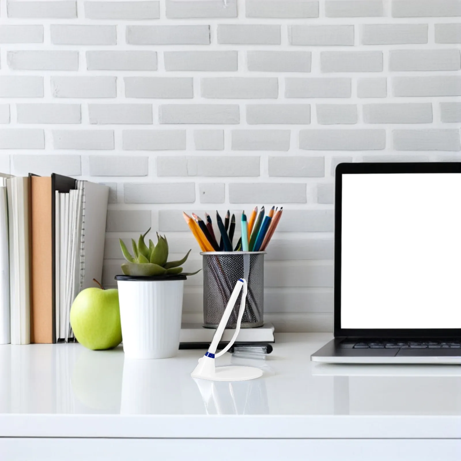 

Ручка с пластиковым держателем, настольная шариковая ручка для офиса, банка, школы, дома, работы