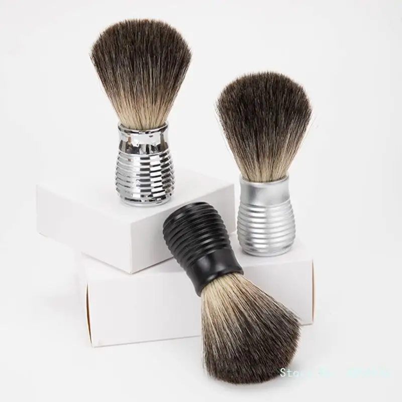 

Shave Brush Beard Brush Practical Hair Beard Brush Man Shaving Brush Mustache Brush Shaving Tool for Beard Care