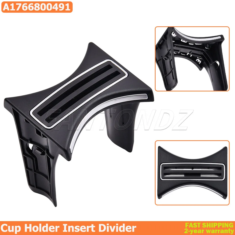 Divisorio per Portabicchieri Interno Auto per Mercedes Benz Classe A CLA GLA W176 C117 X117 X156, Clip per Console Centrale A1766800491