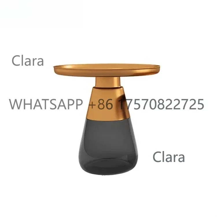 

Мебель Clara Tools Store: Новая современная дизайнерская роскошная модная мебель, круглый стеклянный кофейный столик-тумба с основанием из стекла и металла