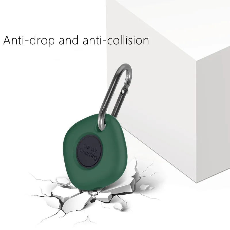 Custodia protettiva Anti-smarrimento in Silicone per Samsung Galaxy SmartTag custodia protettiva per Samsung Galaxy SmartTag custodie con portachiavi