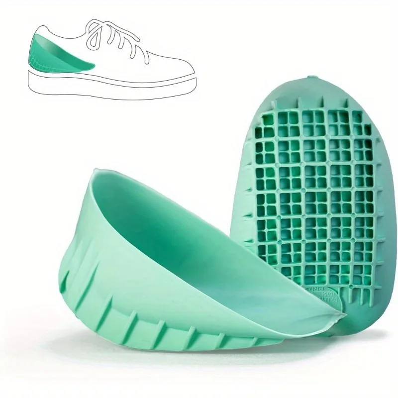 Heavy-duty heel cushion shock-absorbing pad for heel pain and ordinary heels, 1 pair