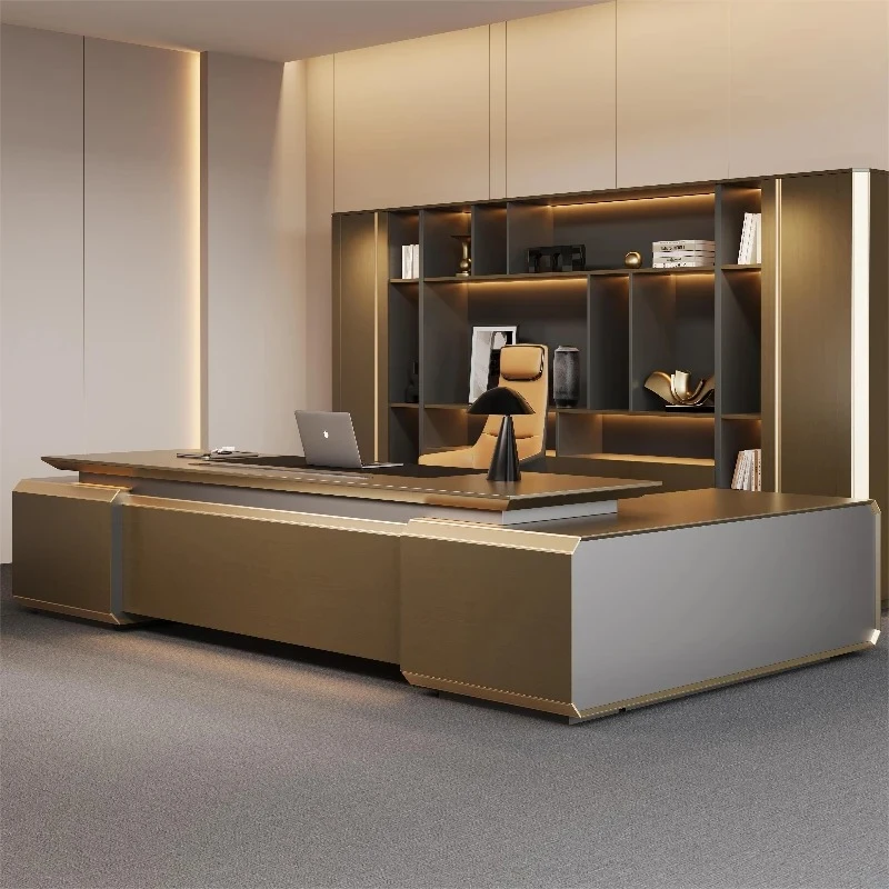 Designer Modern Office Desks Drawers Chair L Shaped Asthetic Writing Study Office Desks Gaming Standing Scrivania Furniture