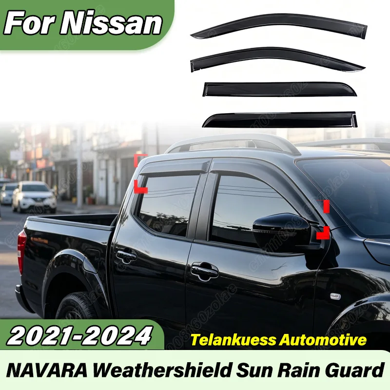 

For NISSAN NAVARA 2021 2022 2023 2024 Automobile Darth Vader Style Side Window Sunshade Weatherproof Cover Body Modification Kit